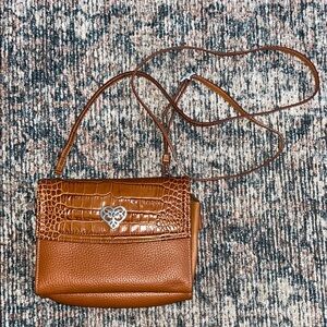 Brighton Tan Leather Crossbody Bag